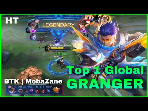 Granger with WAR AXE is absolutely OP!  | Top 1 Global Granger Gameplay By ʙTᴋ | MobaZane