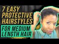 7 Easy Protective Hairstyles For Medium Length ...