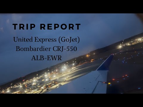 YouTube thumbnail for United Airlines Canadair (Bombardier) Regional Jet 550