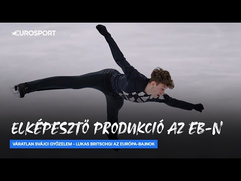 Egészen elképesztő kűrrel, a nyolcadik helyről lett Európa-bajnok a svájci Lukas Britschgi