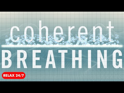 🔴 Coherent Breathing 5.5 with Music | Kohärentes Atmen mit Musik