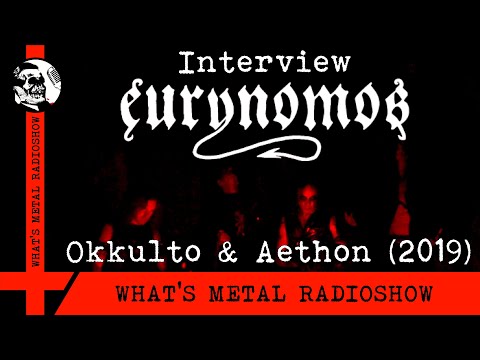 Interview EURYNOMOS (German) (Okkulto, Aethon) 2019 - Metal, Mythen & Ketten