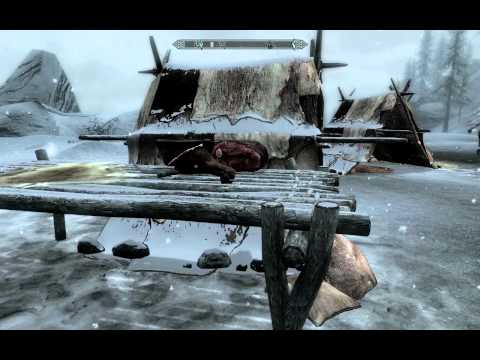 Hunter's Camp Windhelm Plateau - Eastmarch Secondary Location Guide - Elder Scrolls 5 Skyrim