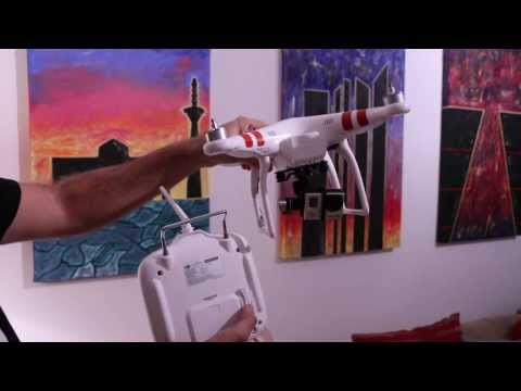 DJI Phantom and Zenmuse Gimbal H3-2D First tests