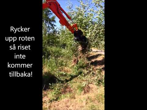 Risryckare för grävmaskiner