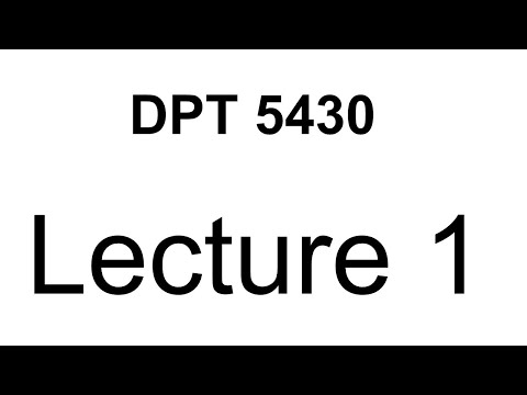 DPT 5430 - Aula 1 - ANTIGO