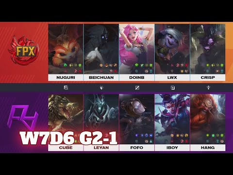 FPX vs RA - Game 1 | Week 7 Day 6 LPL Spring 2021 | FunPlus Phoenix vs Rare Atom G1