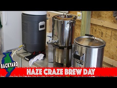 All Grain Haze Craze Home Brew Recipe-  NEIPA Home Brew Day