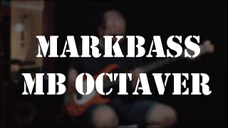 Video thumbnail for Markbass MB Octaver by Subbeast Bass Pedals&Effects