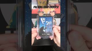 Pack Ebay Orders with me! #onepiecetcg #collectiblecards #pokemoncards #pokemontcg #pokemon #mtg