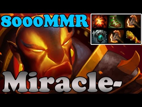 Dota 2 - Miracle- 8000MMR Plays Ember Spirit vol 4 - Ranked Match Gameplay