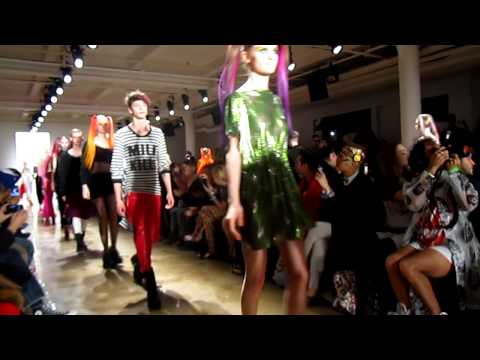 Jeremy Scott at Milk Studios NYFW fall 2011