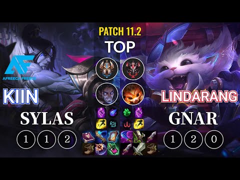 AF Kiin Sylas vs Lindarang Gnar Top - KR Patch 11.2