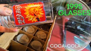 Coca-Cola Sun. 1995 Glasses.