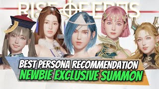 Rise of Eros Best Recommendation Persona in Newbie Exclusive Summon Vol.2‼️