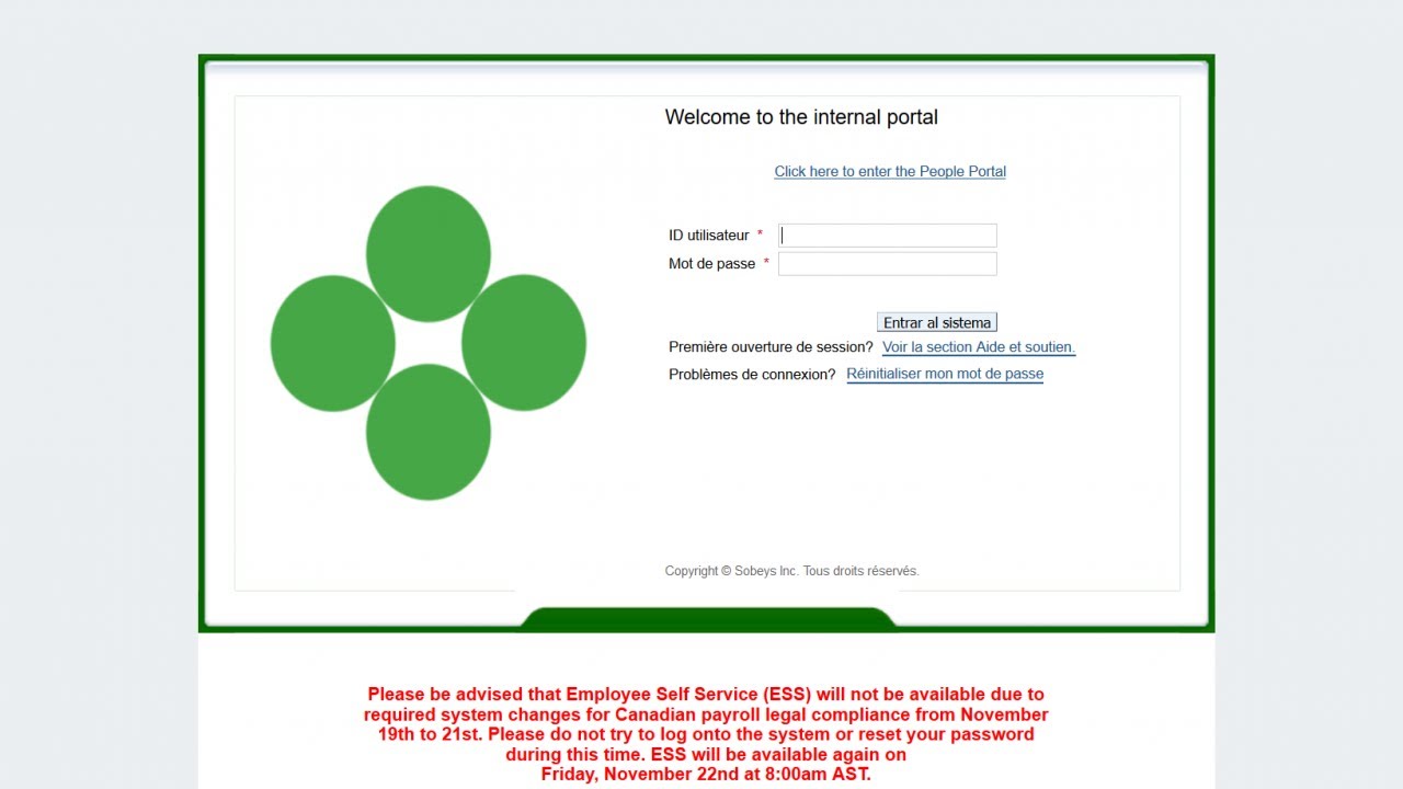 Ess Sobeys Employee Login Evevi