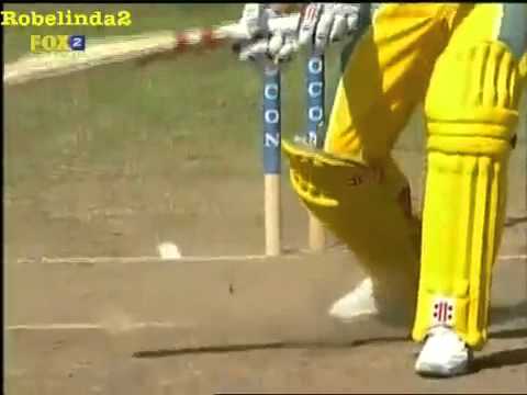 Shoaib Akhtar's devastating Yorker to Andrew Symonds