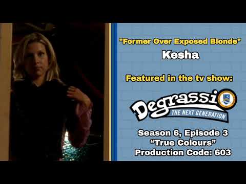 “Former Over Exposed Blonde” – Kesha – Dramatic Music Cue | Degrassi: TNG (S6E03:“True Colours"2006)
