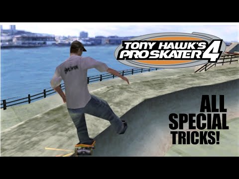 Tony Hawk’s Pro Skater 4: All Special Tricks! (PS1 Gameplay)