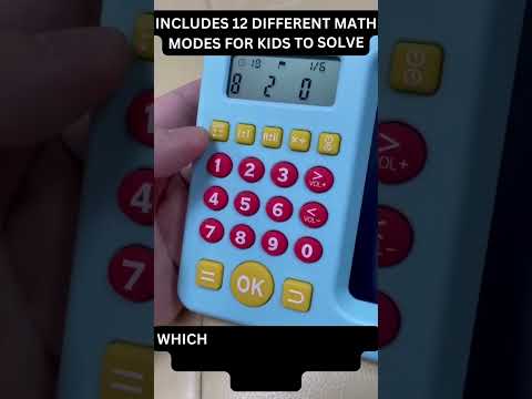 2 in 1 Electric Math Calculator Toy Tablet