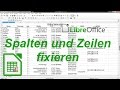 Video zu "libre office calc spalte immer sichtbar"
