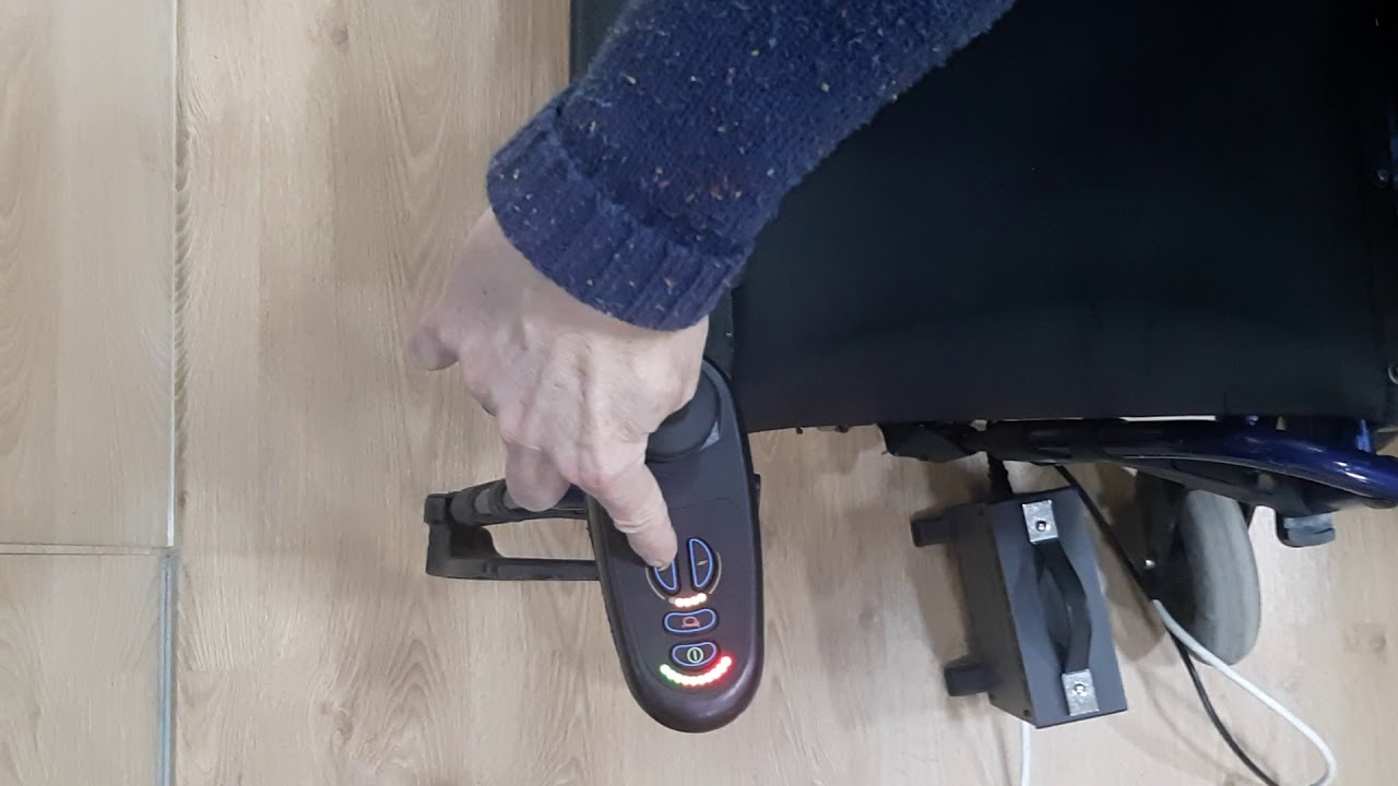 Vídeo de errores y funcionamiento de la silla de ruedas eléctrica