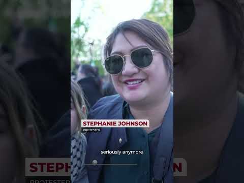 US anti-war protesters demand Trump’s ouster, despite ceasefire with Iran | AJ #shorts