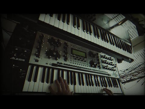 Alesis Andromeda A6 | No talking | Playing some cinematic sounds