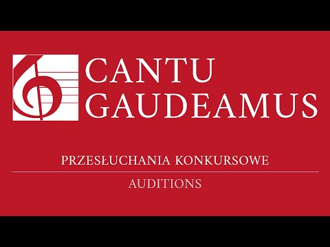 Międzynarodowy Konkurs Chóralny „CANTU GAUDEAMUS” - Przesłuchania cz. 2 - 5.12.2021 r.