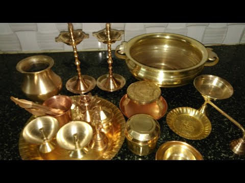 How to clean pooja vesseles