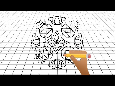 How to Draw Rangoli Designs Video
