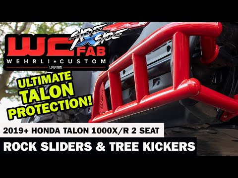 WCFab SXS 2019+ Honda Talon 1000X/R Rock Sliders & Tree Kickers