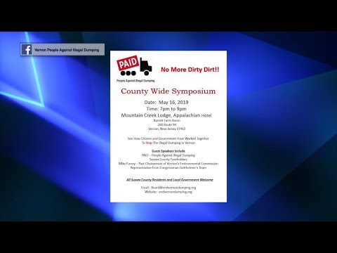 NJ Vernon Township Public Forum On Illegal Dumping Scheduled For Tonight