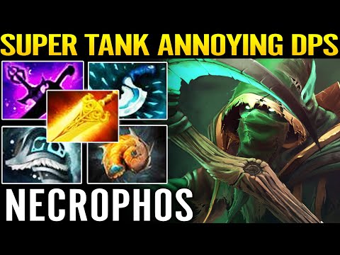 WTF 14Mins Radiance Build Mid Necrophos 21Kills Non-stop Heal & Kill Truly Dominate MidLane DotA 2