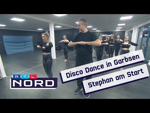 Stephan am Start: Als Hahn im Korb beim Disco Dance in Garbsen