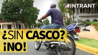 ¿Sin casco? ¡No!