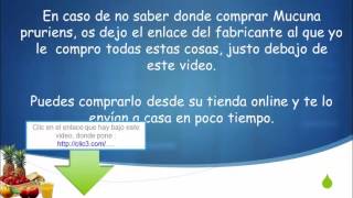 Para qué sirve la Mucuna pruriens