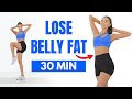 Get Rid Of BELLY FAT In 1 Week 30 Min Standing Workout No Jumping No Squat No Lunge