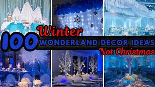 ❄️Really UNIQUE Winter Wonderland Decoration Ideas 2026 🥳 Winter Theme Party Ideas 2026