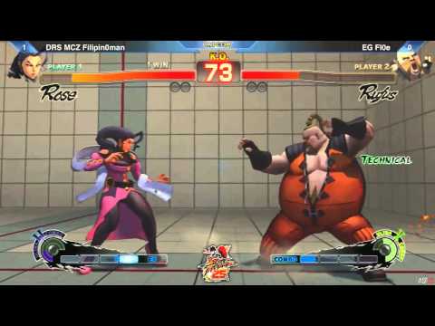 SSF4 AE2012 Top 16 - Filipinoman (Rose) vs Floe (Rufus)