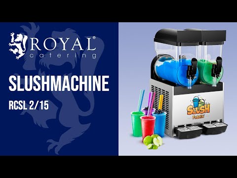 Video - Slushmachine - 2 x 12 liter - Royal Catering