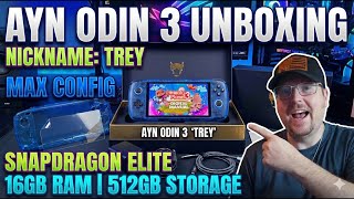 Trey Unboxing: Ayn Odin 3 Max And Accessories Revealed