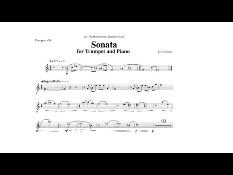 Eric Ewazen: Sonata (James Thompson, trumpet) I