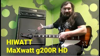 Video thumbnail for HIWATT MAXWATT G 200 R HD (Gibson Firebird 2016) by КОСТЯ КРЮК