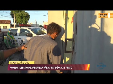 Homem é preso por arrombar várias residências em Teresina 03 05 2021