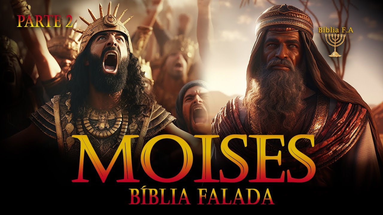 Continuação da História de Moisés do Egito Milagres e Desafios no Desero tudo na Bíblia Falada