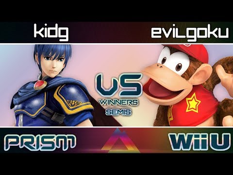 PRISM 116 - KidG (Marth) vs. Evilgoku (Diddy Kong) - Winners Semis - Smash Wii U