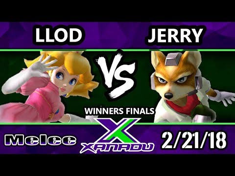 S@X 242 Melee - lloD (Peach) Vs. Jerry (Fox) - SSBM Winners Finals - Smash Melee