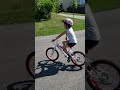 Lorelei riding her bike