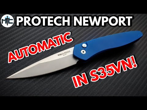 Protech Newport Automatic Folding Knife - Overview and Review
